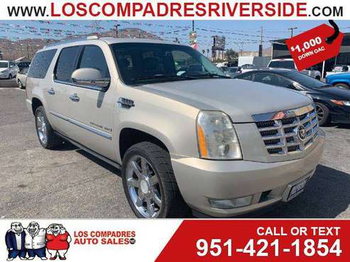 2007 Cadillac Escalade ESV Base -$1,000 Down and Your Job, Drives... for sale in Riverside, CA