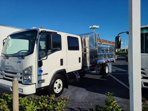 2021 ISUZU NPR HD DUMP TRUCK 14' Aluminum Dump - cars & trucks - by... for sale in Pompano Beach, FL