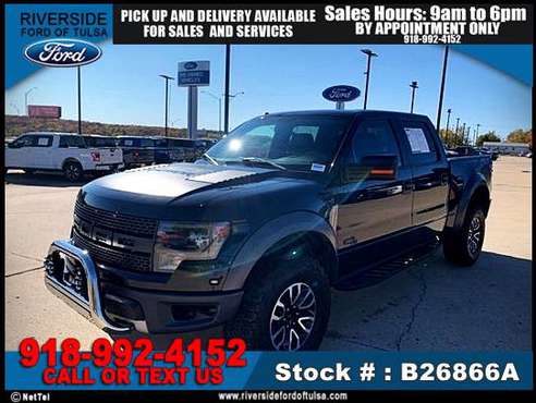 2014 Ford F-150 SVT Raptor 4X4 TRUCK -EZ FINANCING -LOW DOWN! - cars... for sale in Tulsa, OK