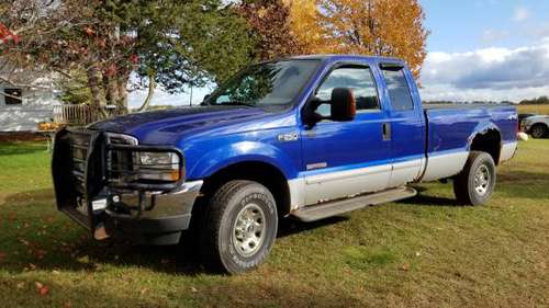 2003 Ford F250 Powerstroke 4x4 for sale in Frederic, MN