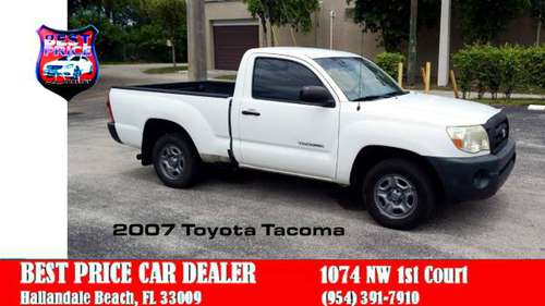 2007 TOYOTA TACOMA PICKUP TRUCK***SALE***BAD CREDIT APPROVED + LOW PAY for sale in Hallandale, FL