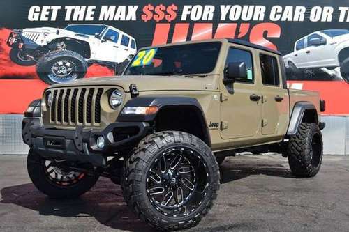 2020 Jeep Gladiator 4WD SUV 4x4 35 FUEL X/T tires 22 FUEL wheels 4... for sale in HARBOR CITY, CA