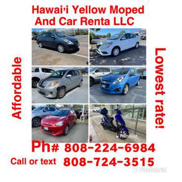 CAR RENTAL OR MOPED RENTAL FROM 25/day - - by dealer for sale in hawaii, HI