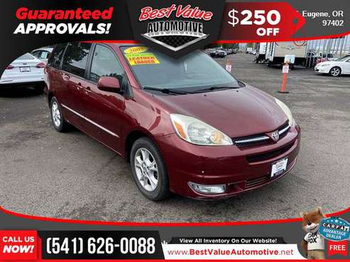 2005 Toyota Sienna XLE LTD FOR ONLY $153/mo! - cars & trucks - by... for sale in Eugene, OR