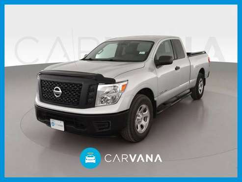 2017 Nissan Titan King Cab S Pickup 4D 6 1/2 ft pickup Silver for sale in Long Beach, CA