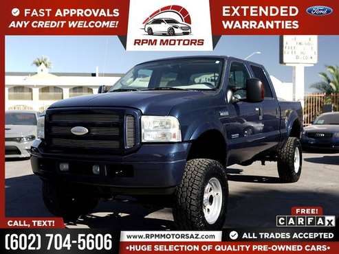 2005 Ford F250SD F 250 SD F-250-SD Lariat Diesel FOR ONLY 386/mo! for sale in Phoenix, AZ