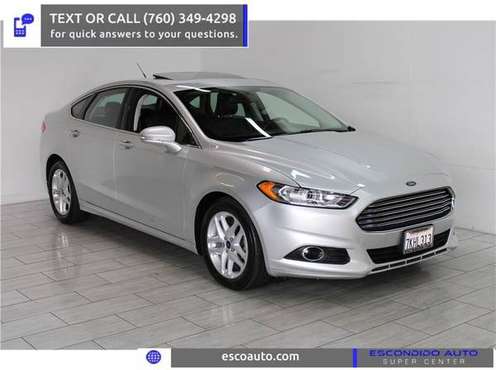 2015 Ford Fusion SE Sedan - - by dealer - vehicle for sale in Escondido, CA