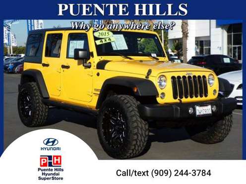 2015 Jeep Wrangler Unlimited Unlimited Sport Great Internet Deals |... for sale in City of Industry, CA
