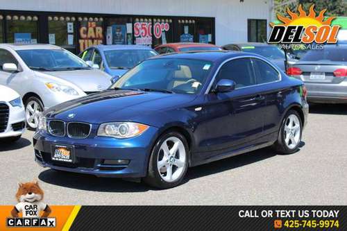 2011 BMW 1 Series 128i LOCAL VEHICLE, CLEAN CARFAX, LEATHER LOADED for sale in Lynnwood, WA