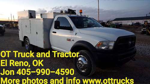2012 Dodge 5500 4wd 11ft Mechanics Truck Welder Air Comp. Lube reels... for sale in south dakota, SD