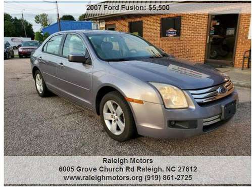 2007 Ford Fusion 96, 557 Miles Gray - - by dealer for sale in Raleigh, NC