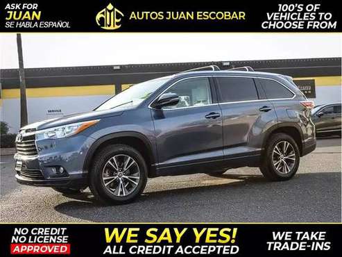 2016 Toyota Highlander $2000 Down Payment Easy Financing!Credito... for sale in Santa Ana, CA