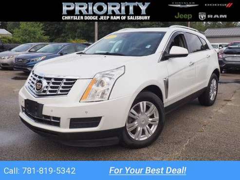 2013 Caddy Cadillac SRX Luxury Collection suv White for sale in Salisbury, MA