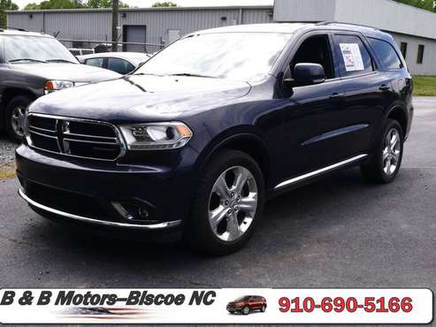 2014 Dodge Durango AWD, Limited, High End Sport Luxury Utility, 3 6 for sale in Biscoe, NC