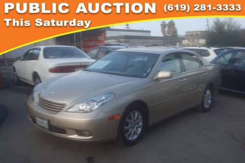 2003 Lexus ES 300 Public Auction Opening Bid - cars & trucks - by... for sale in Mission Valley, CA