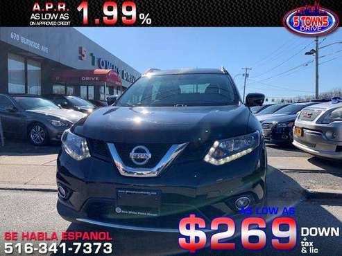 2016 Nissan Rogue SL **Guaranteed Credit Approval** for sale in Inwood, NY
