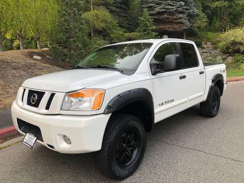 2011 Nissan Titan Pro-4X Crew CAb 4WD --Leather, Loaded, Low Miles--... for sale in Kirkland, WA