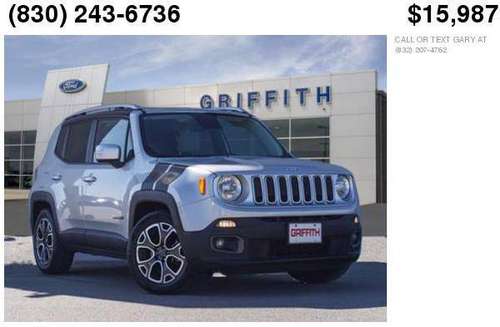 2016 Jeep Renegade Limited - cars & trucks - by dealer - vehicle... for sale in San Marcos, TX