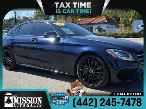 2018 Mercedes-Benz CClass C Class C-Class FOR ONLY 429/mo! - cars & for sale in Vista, CA