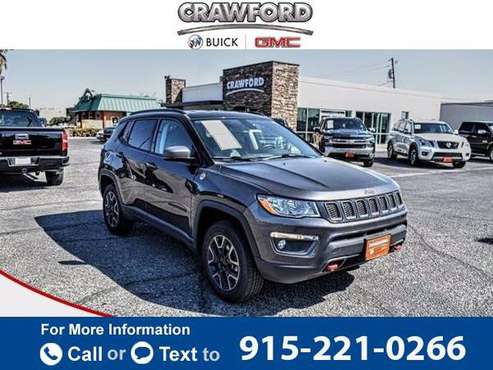 2019 Jeep Compass Trailhawk hatchback Granite Crystal Metallic -... for sale in El Paso, TX