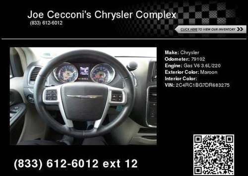 2013 Chrysler Town & Country Touring - cars & trucks - by dealer -... for sale in Niagara Falls, NY