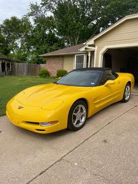 2002 Sexy Yellow Convertible C5 Corvette for sale in Grand Prairie, TX