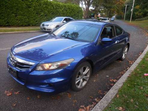 2011 HONDA ACCORD EX-L COUPE / 6 SPEED / 105000 MILES / BLUE - cars... for sale in Roslyn Heights, NY