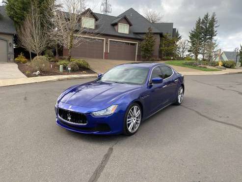 14 Maserati Ghibli SQ4 - Gorgeous Blu Emozione - 500hp - cars & for sale in Happy valley, OR