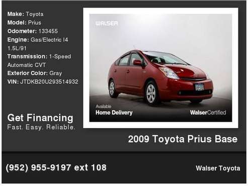 2009 Toyota Prius Base - - by dealer - vehicle for sale in Bloomington, MN
