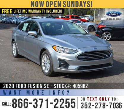 2020 Ford Fusion SE SAVE Over 5, 000 off MSRP! - cars & for sale in Alachua, AL
