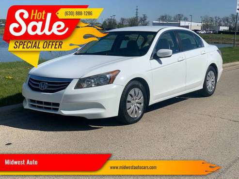 2012 HONDA ACCORD WITH CLEAN TITLE & CARFAX MUST SEE ONLY 96k for sale in Naperville, IL