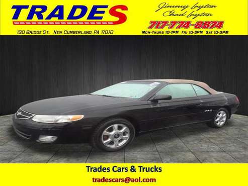 2001 Toyota Camry Solara SLE Convertible - cars & trucks - by dealer... for sale in New Cumberland, PA