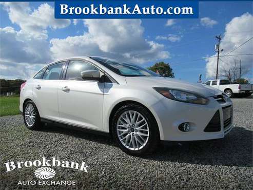 2014 FORD FOCUS TITANIUM, White APPLY ONLINE-> BROOKBANKAUTO.COM!! -... for sale in Summerfield, NC