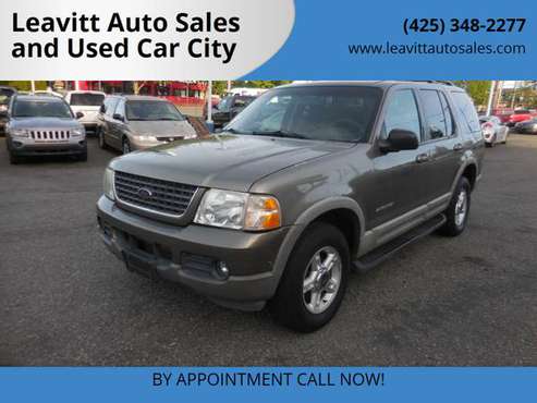2002 Ford Explorer XLT 4DR 4WD SUV - - by dealer for sale in Everett, WA