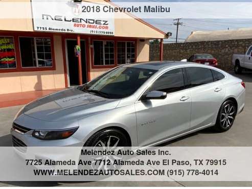 2018 Chevrolet Malibu 4dr Sdn LT w/1LT - cars & trucks - by dealer -... for sale in El Paso, TX