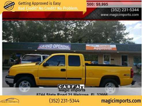 2006 Chevrolet Silverado 1500 Ext Cab 143.5" WB 4WD Work Truck -... for sale in Melrose, FL
