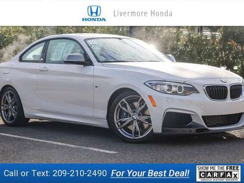 2014 BMW 2 Series M235i coupe Alpine White - cars & trucks - by... for sale in Livermore, CA