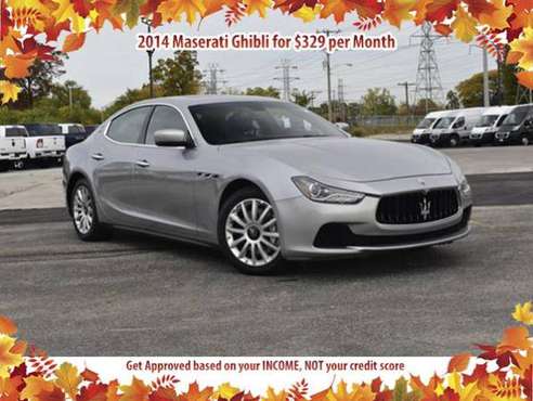 Get a 2014 Maserati Ghibli for $329/mo BAD CREDIT NO PROBLEM - cars... for sale in Arlington Heights, IL