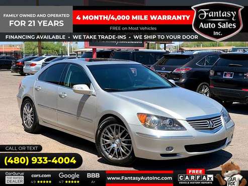 2006 Acura RL LOW MILESSedan Automatic w/Tech Pkg FOR ONLY 190/mo! for sale in Phoenix, AZ