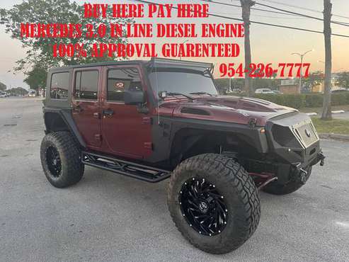 CUSTOM ONE OF A KIND JEEP DIESEL 3 0L MERCEDES IN LINE - cars & for sale in Fort Lauderdale, FL