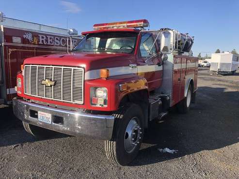1991 Chevrolet Kodiak Fire Attack Truck at Auction Nov. 13 for sale in Spokane, WA