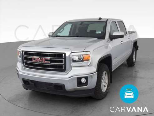 2015 GMC Sierra 1500 Crew Cab SLE Pickup 4D 6 1/2 ft pickup Silver -... for sale in Rochester , NY