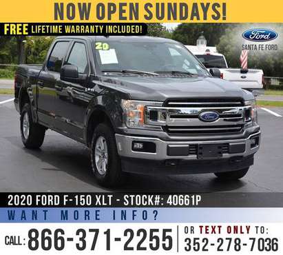 2020 FORD F150 XLT 4WD *** Camera, Bed Liner, Touchscreen *** - cars... for sale in Alachua, FL