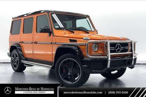 2017 Mercedes-Benz G-Class AMG G 63 -EASY APPROVAL! - cars & trucks... for sale in Honolulu, HI