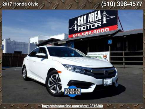 2017 Honda Civic LX Sedan CVT - cars & trucks - by dealer - vehicle... for sale in Hayward, CA