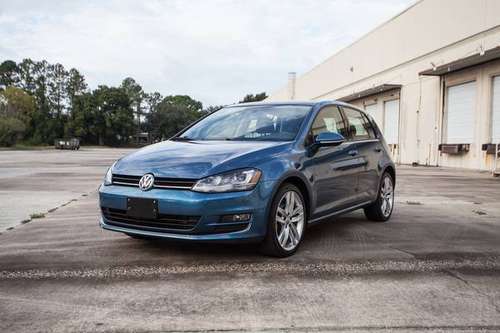 2015 Volkswagen Golf TDI SEL RARE LOADED NAVI LOW MILES SILK BLUE for sale in Tallahassee, FL