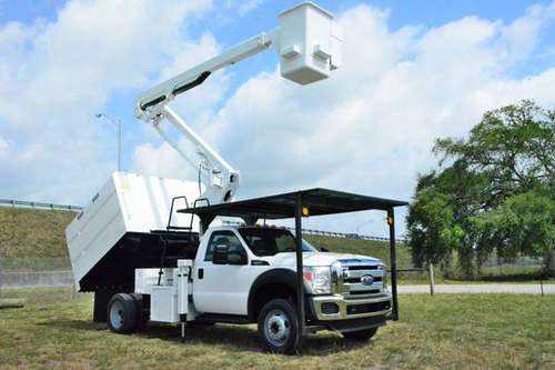 2011 FORD F-550 UNDER CDL FORESTRY BUCKET TRUCK 4X4 45FT - cars & for sale in Hollywood, GA