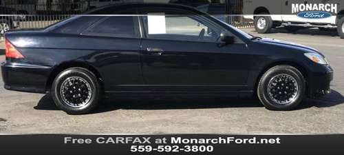 2005 *Honda* *Civic Coupe* *VP MT* BLACK for sale in EXETER, CA