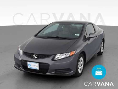 2012 Honda Civic LX Coupe 2D coupe Gray - FINANCE ONLINE - cars &... for sale in San Antonio, TX