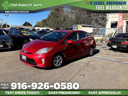 2012 Toyota Prius Three Hybrid for only $7,995 - cars & trucks - by... for sale in Rancho Cordova, CA